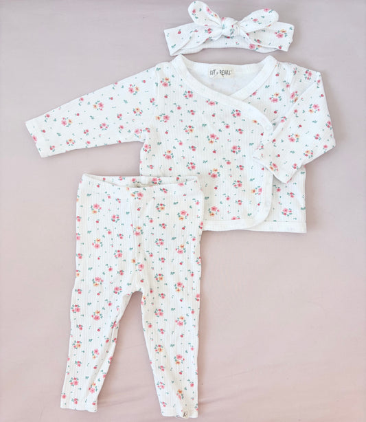 Ensemble Kit+Pearl, 6-9 mois